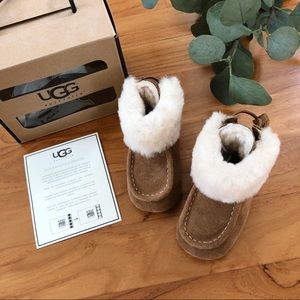 Ugg gage sheepskin baby boots in chestnut